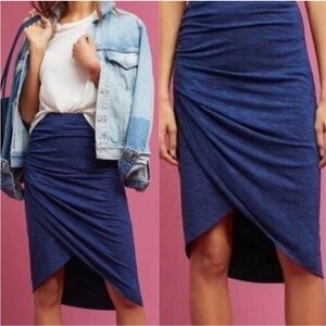 Anthropologie Maeve Skirt-Blue